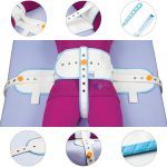 Cinturón abdominal con banda perineal Salvafix para sujeción abdominal hospitalaria.