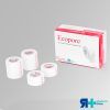 Imagen de rollos de esparadrapo de plástico Ecopore de 9,2 metros, disponibles en varios anchos. Esparadrapo de plástico Ecopore microporoso, hipoalergénico y transparente. Disponible en varios anchos.