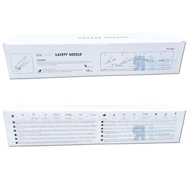 Agujas de seguridad Sol-Care de Sol-Millennium, material sanitario
