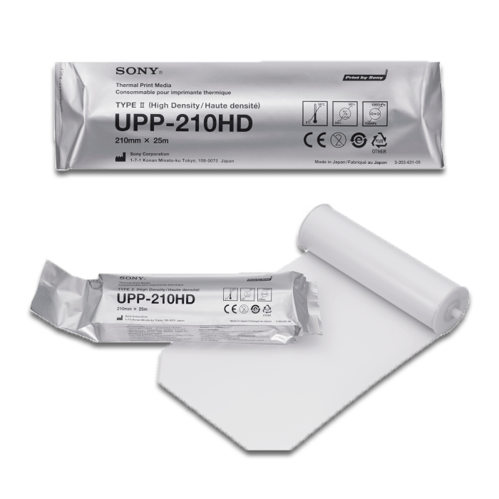 Papel registral térmico Sony UPP-210HD (UPP210HD) - RH Medical Care