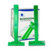 Imagen de una rasuradora desechable Unidix con dos hojas de acero inoxidable, diseñada para un afeitado preciso y seguro en entornos médicos y estéticos. Rasuradoras de vello desechables de doble hoja Unidix para uso médico y estético