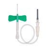 Aguja de extracción con palomilla y alargadera Sol-Care. Producto de material sanitario disponible en RH Medical Care (rhmedical.es). Aguja de extracción con palomilla y alargadera Sol-Care