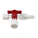 Llave de 3 vías lípido resistente Discoset