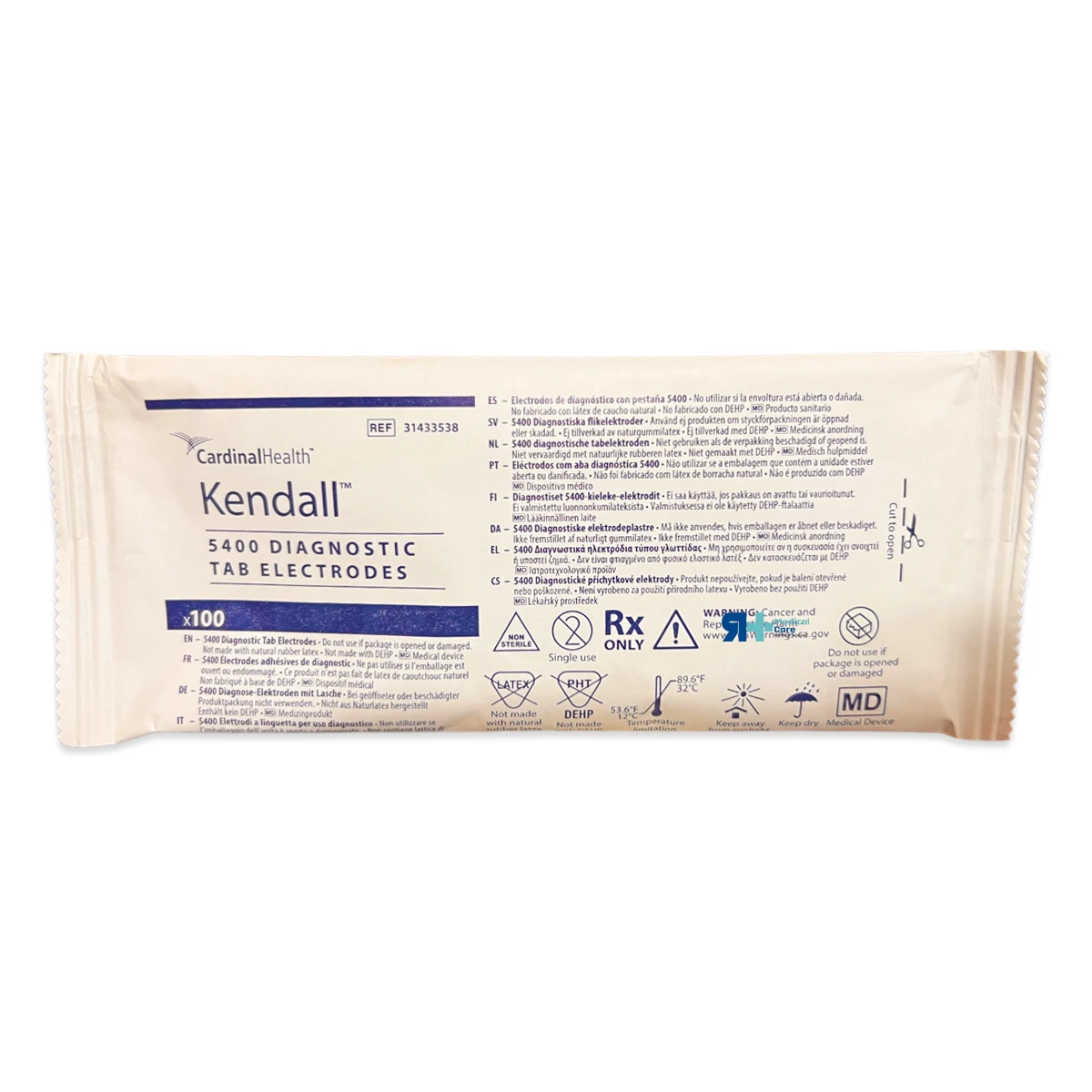 Electrodo para ECG Kendall Medtronic Q-Trace 5400