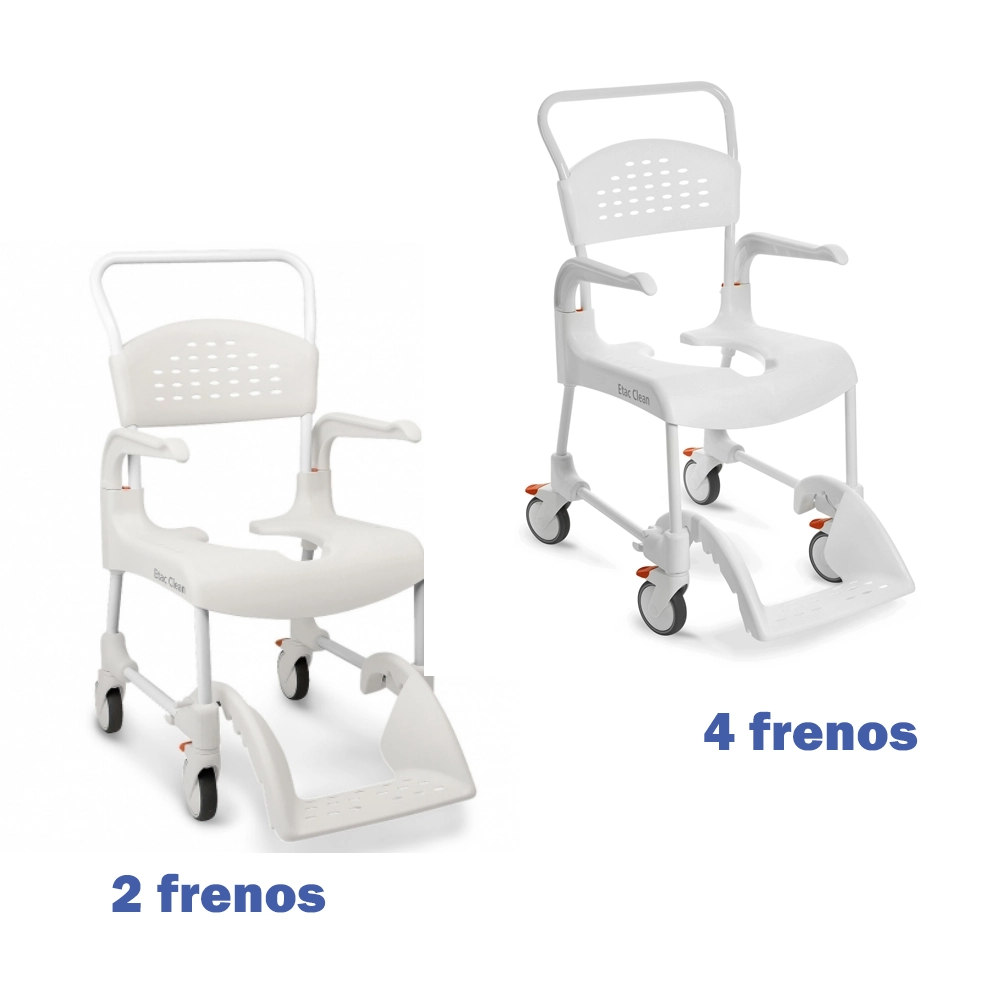 Silla de baño con ruedas Etac Clean, equipamiento clínico