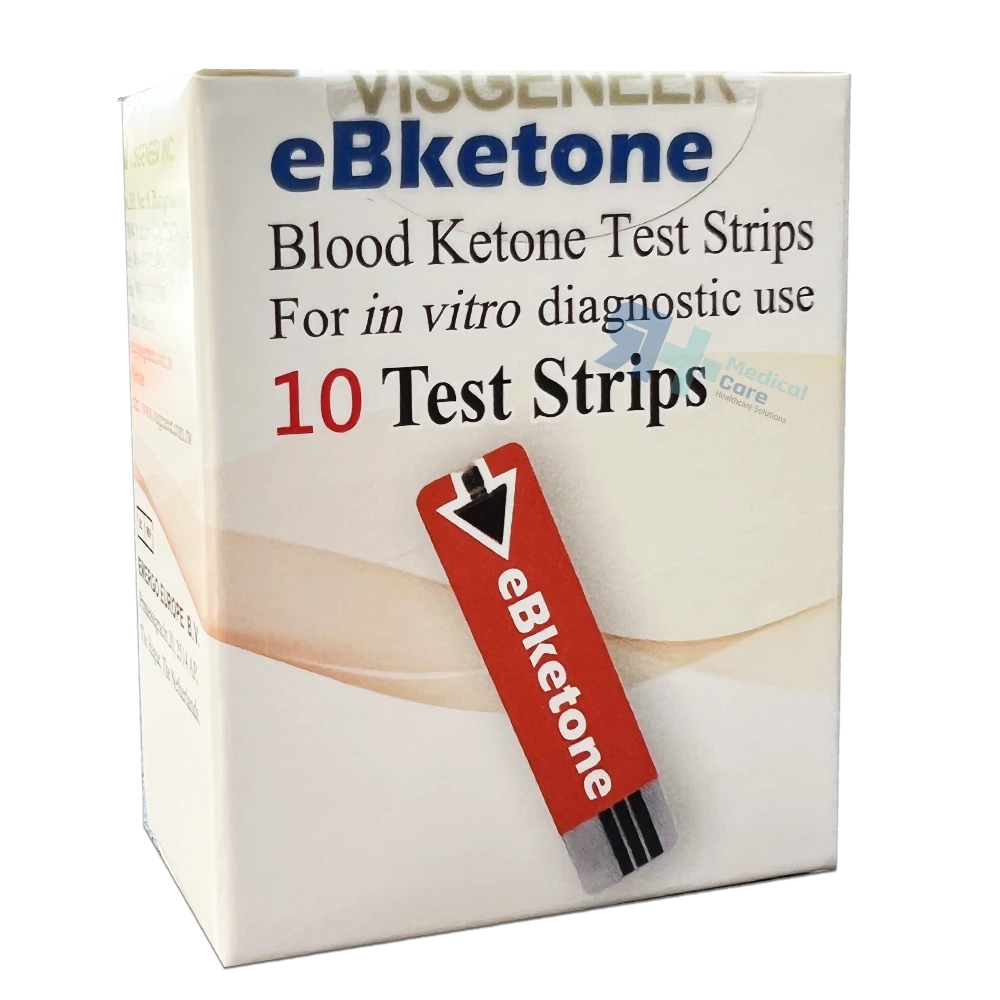 Tiras reactivas para análisis de cetonas en sangre eBketone (cetonemia)