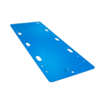 Tabla para transferencia Medi-Glide azul con asideros laterales