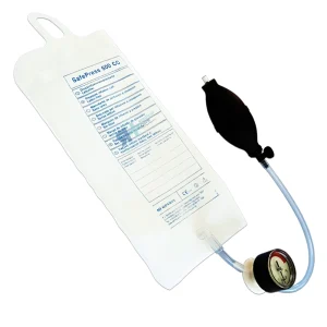 Presurizador de bolsa de infusión con manómetro y pera