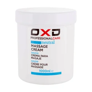 Crema de masaje neutra OXD en tarro profesional de 1000 ml