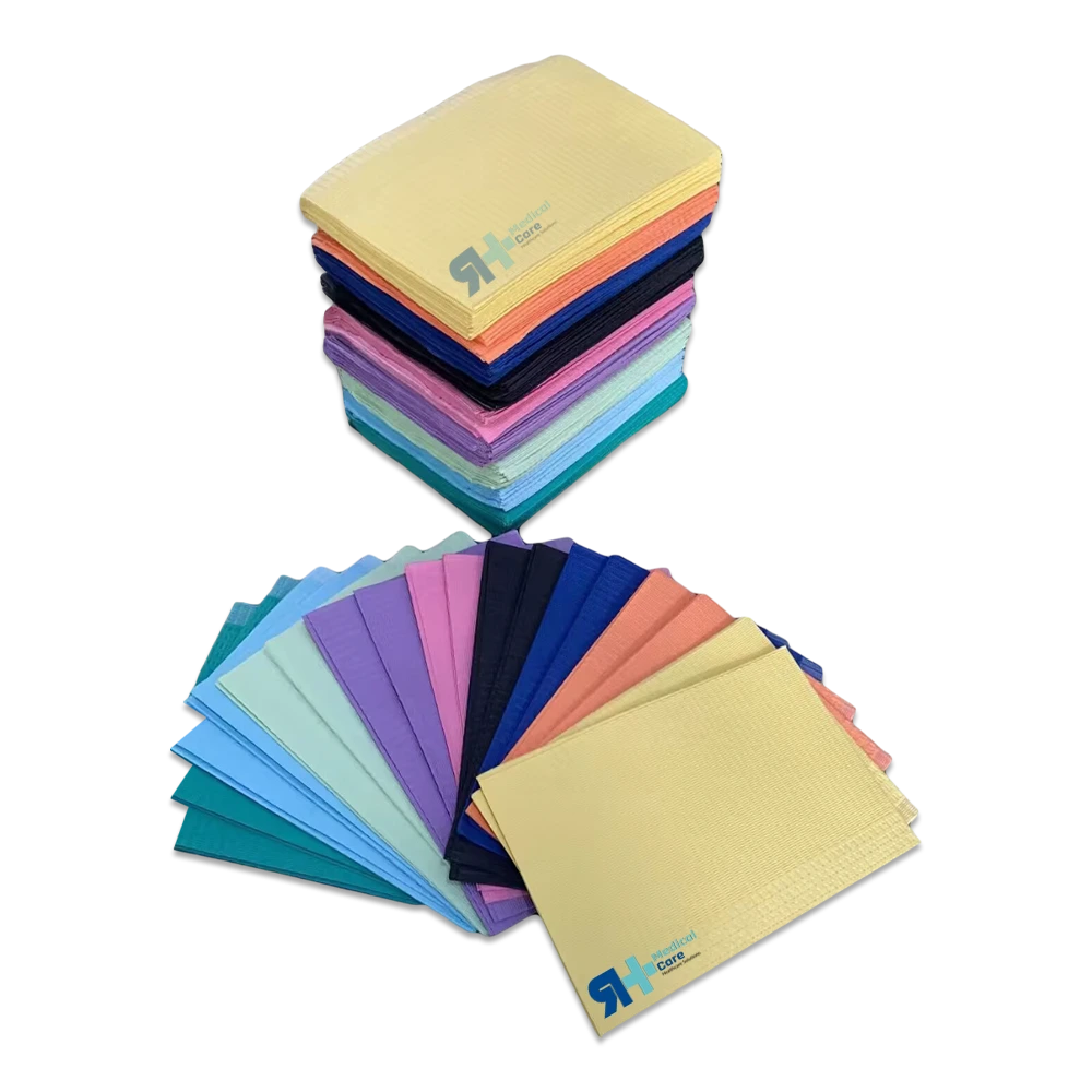 Servilletas / baberos / mapas desechables (diferentes colores)