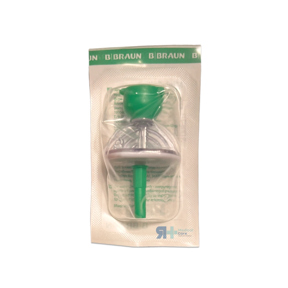 Perforador con punto de inyección Mini-Spike de BBraun, equipamiento clínico