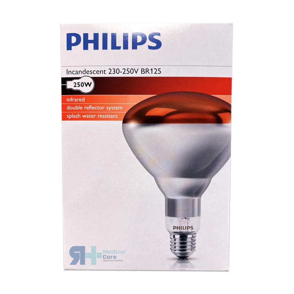 Bombilla infrarrojos Philips 230-250V BR125 - RH Medical Care