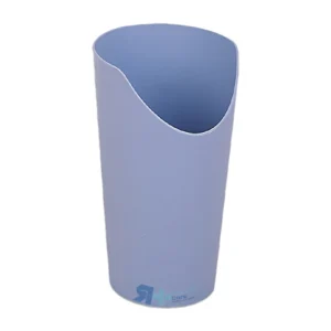 Vaso para disfagia con recorte