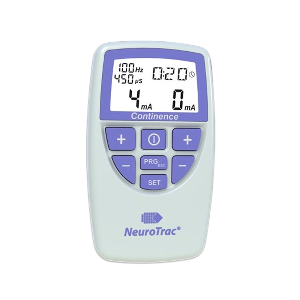 Vista frontal del electroestimulador Neurotrac Continence.