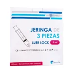Jeringa de 3 cuerpos Luer-Lock concéntrica Unidix
