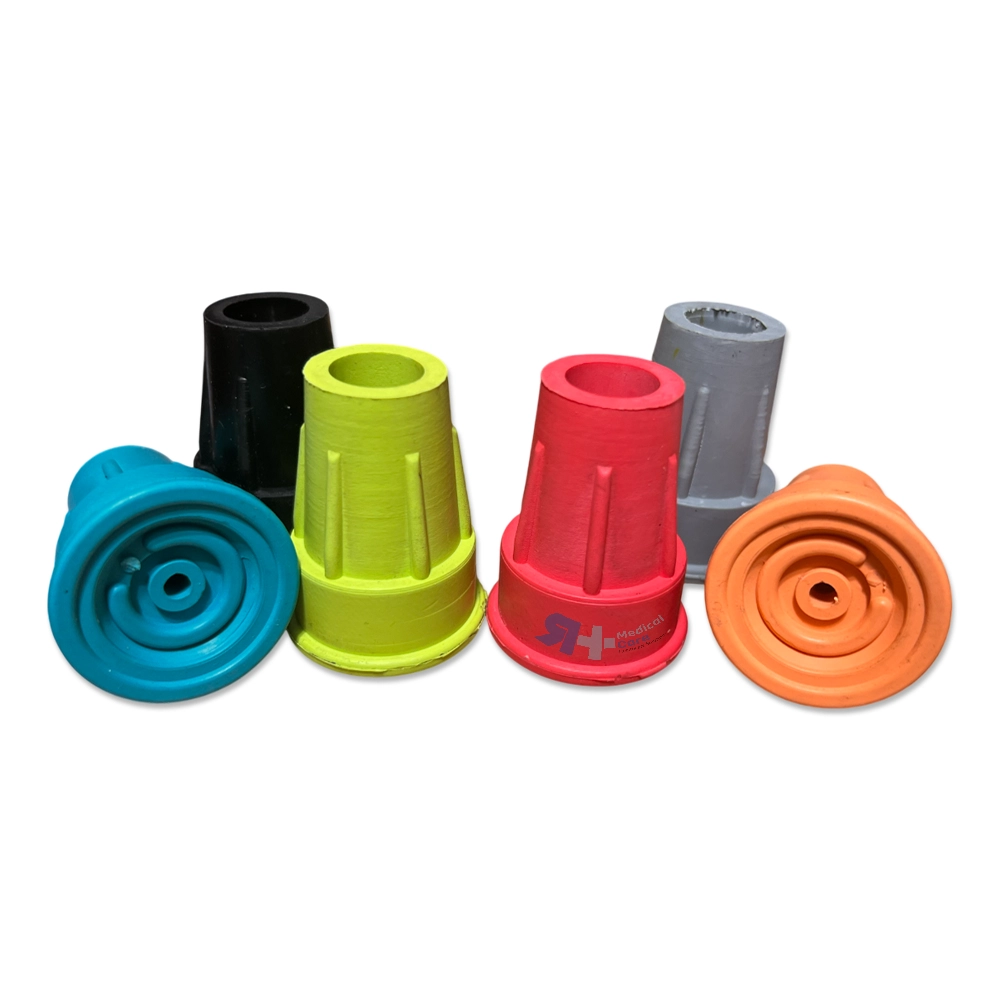 Contera / virola reforzada para bastón inglés / muleta, equipamiento clínico