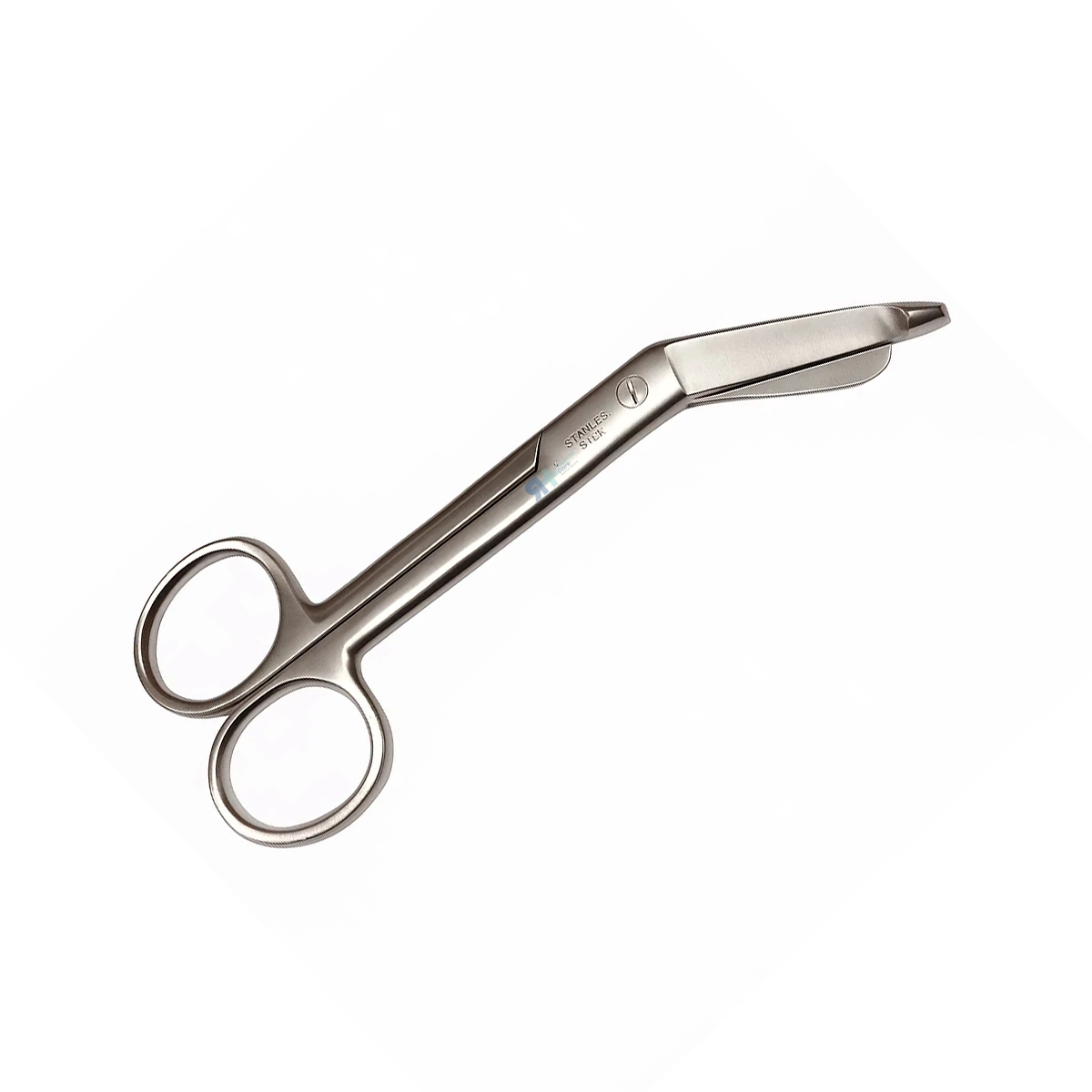 Tijera Lister de acero inoxidable para uso clínico.