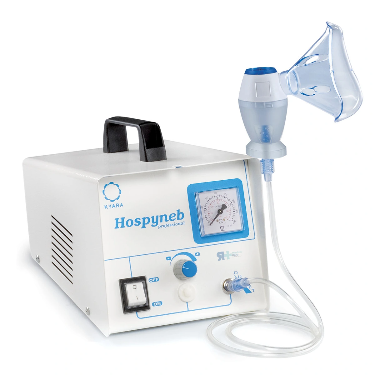 Nebulizador profesional Hospyneb con compresor a pistón