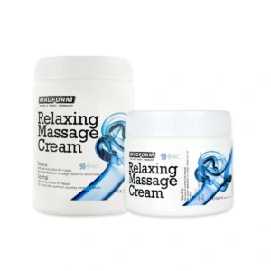 Crema de masaje neutra Madform Relaxing Massage Cream en envase de 1000 ml para masaje corporal profesional
