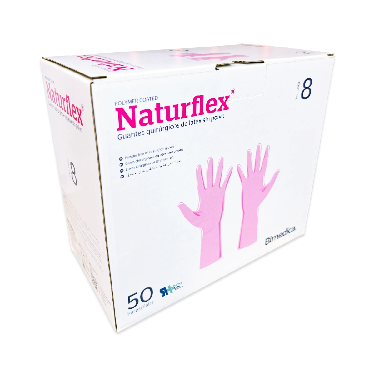 Guantes quirúrgicos Naturflex de látex sin polvo