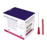 aguja de carga blunt fill bd 18g punta roma roja
