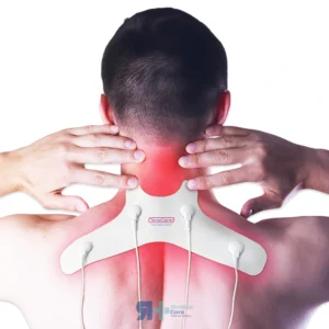 Electrodos TENS y EMS anatómico para cuello con conector de 2 mm