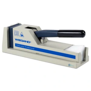 Triturador de pastillas profesional Wiegand PillCrusher con bolsas cargadas para triturado higiénico de medicamentos