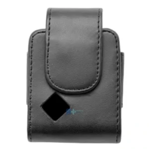 Funda de Transporte de Cuero Negra para Holter ECG