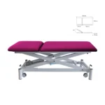 Camilla Bobath E-355R con Bobath, sin orificio facial, respaldo regulable y sin desplazamiento lateral