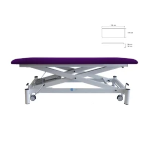 Camilla Bobath H-432R con Bobath, sin orificio facial y sin desplazamiento lateral