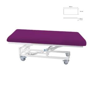 Camilla eléctrica 1 cuerpo E-311-R1 100 cm bobath ruedas