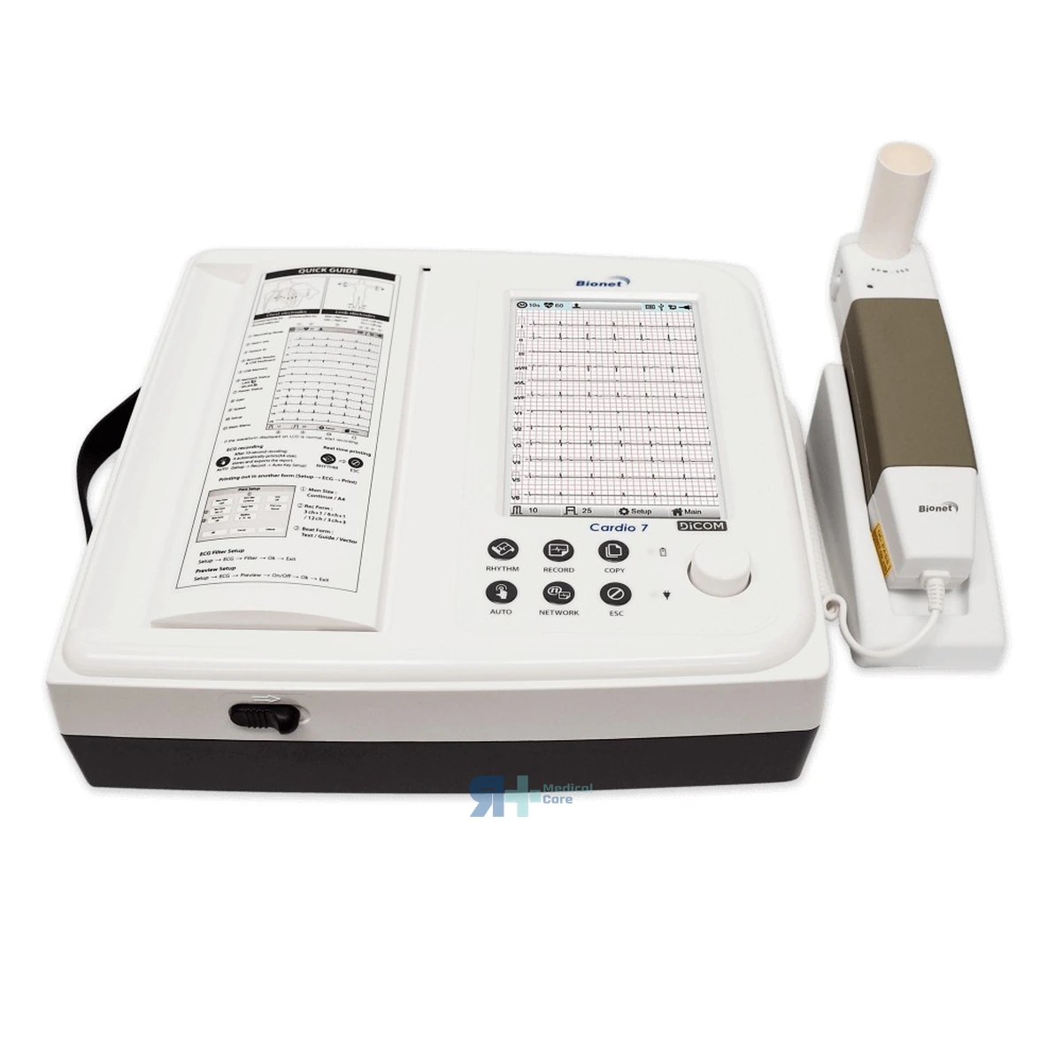 Electrocardiógrafo de 12 Canales con Espirómetro CARDIO-M Plus
