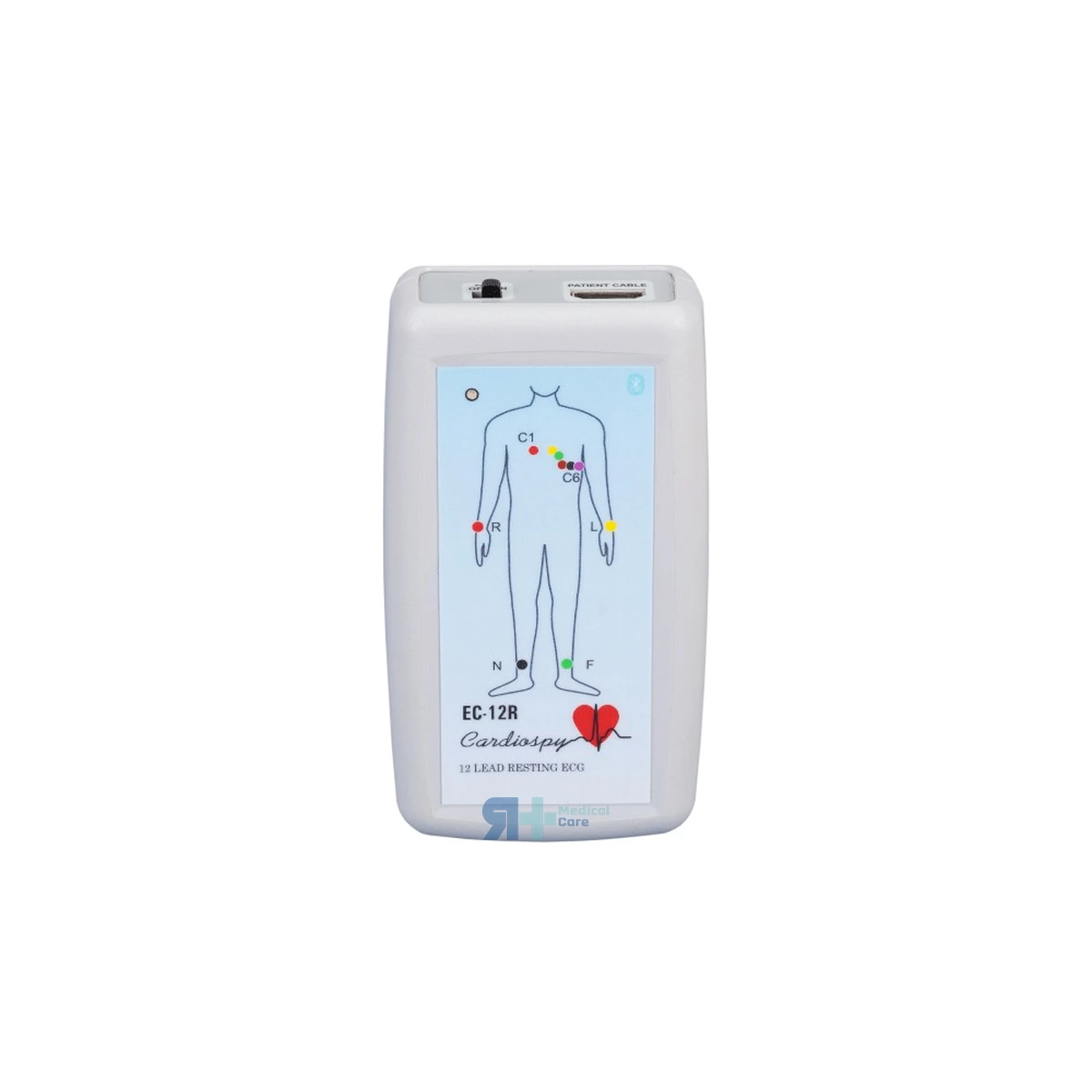 Electrocardiógrafo de 12 Canales para PC con Bluetooth