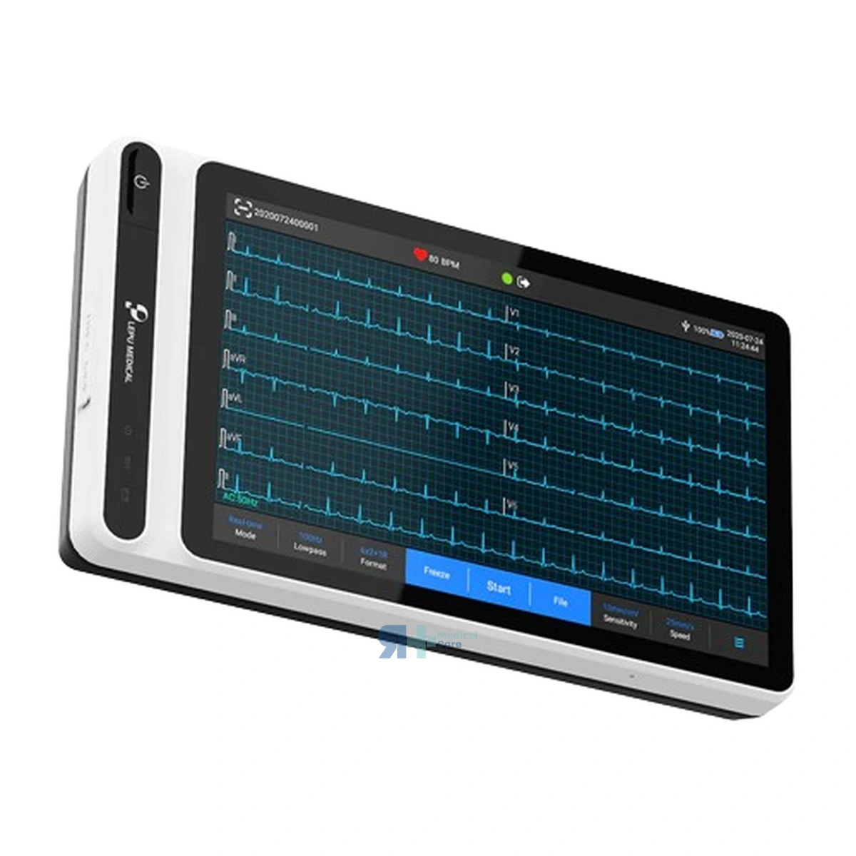 Electrocardiógrafo Tablet de 12 Canales Lepu NeoECG S120, equipamiento clínico