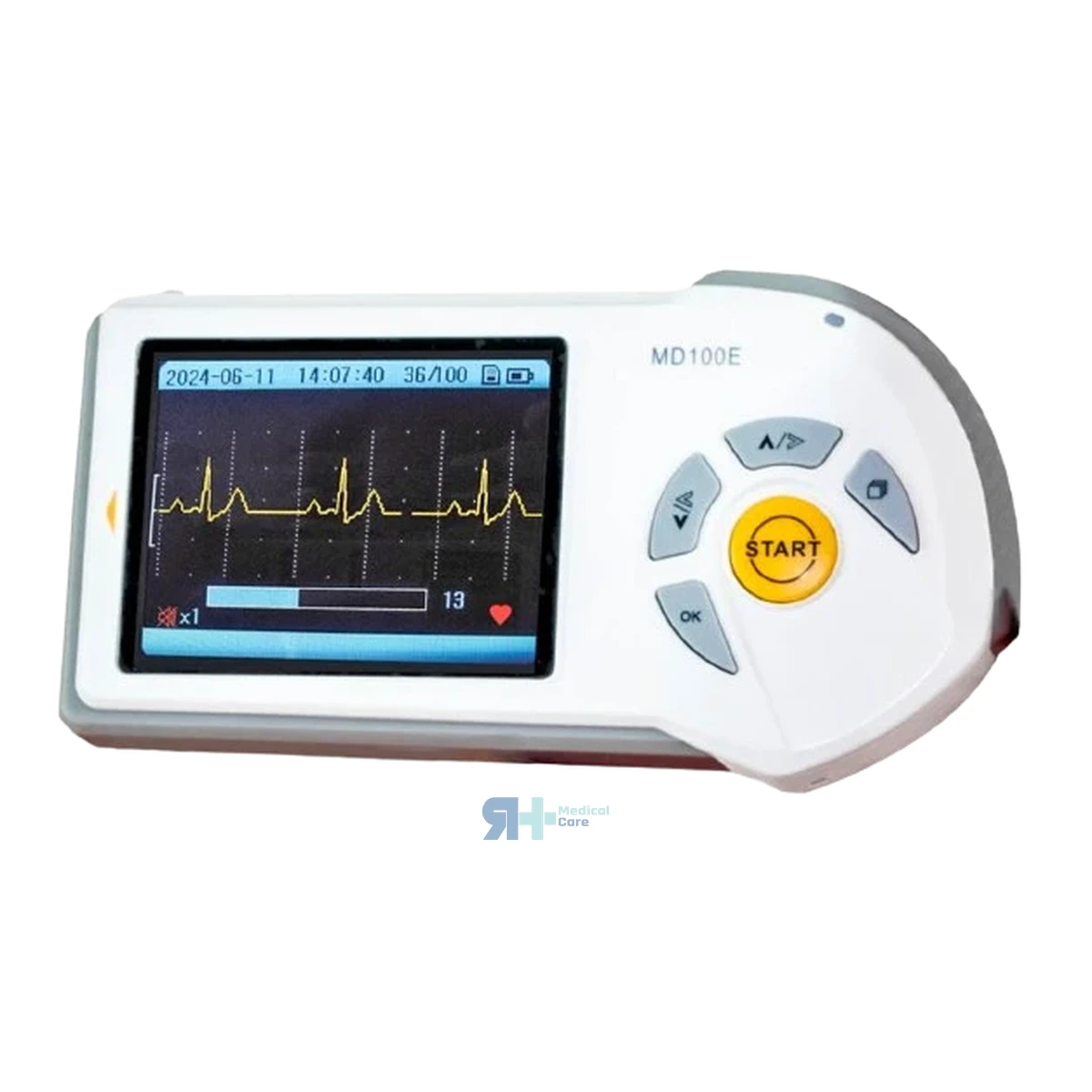 Electrocardiógrafo de 1 Canal ECG MD100E, material sanitario