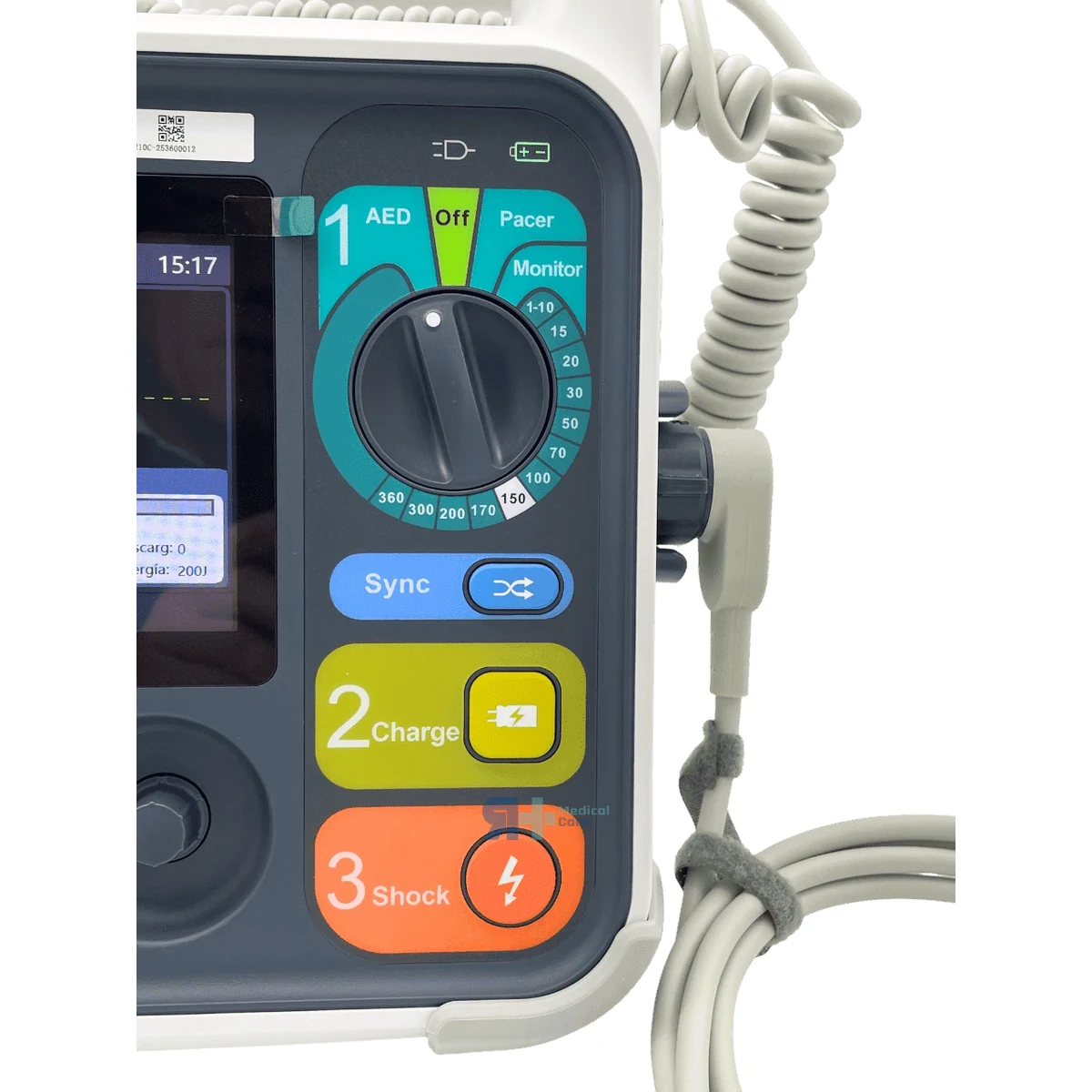 Monitor Desfibrilador i6 Pro - 5 Canales con Marcapasos, SpO₂, PANI y Temperatura, material sanitario