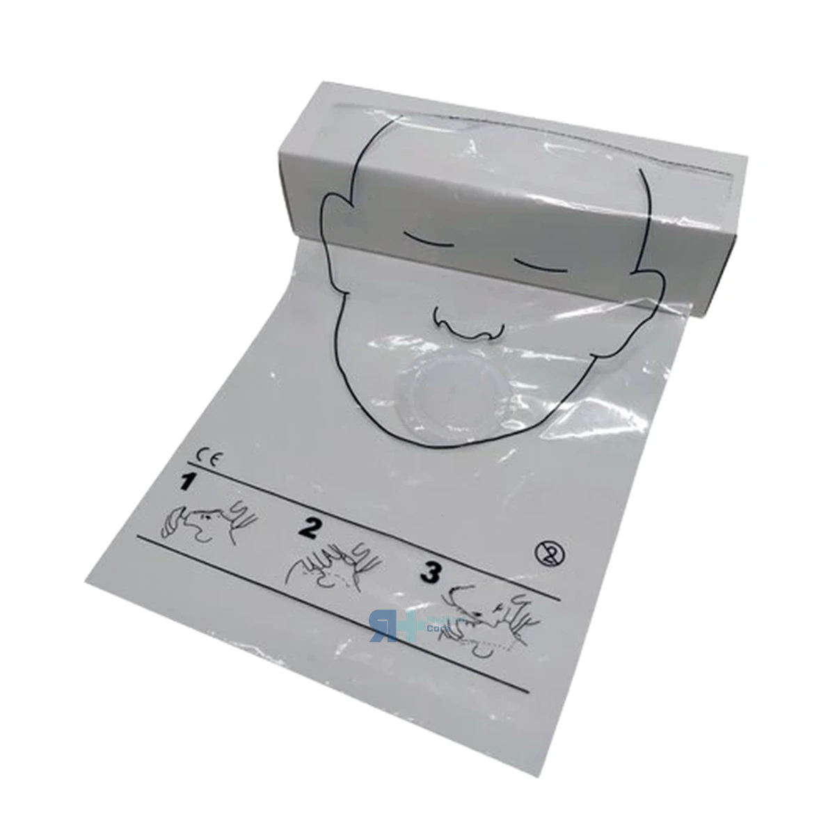Rollo de 36 Protectores Faciales para RCP