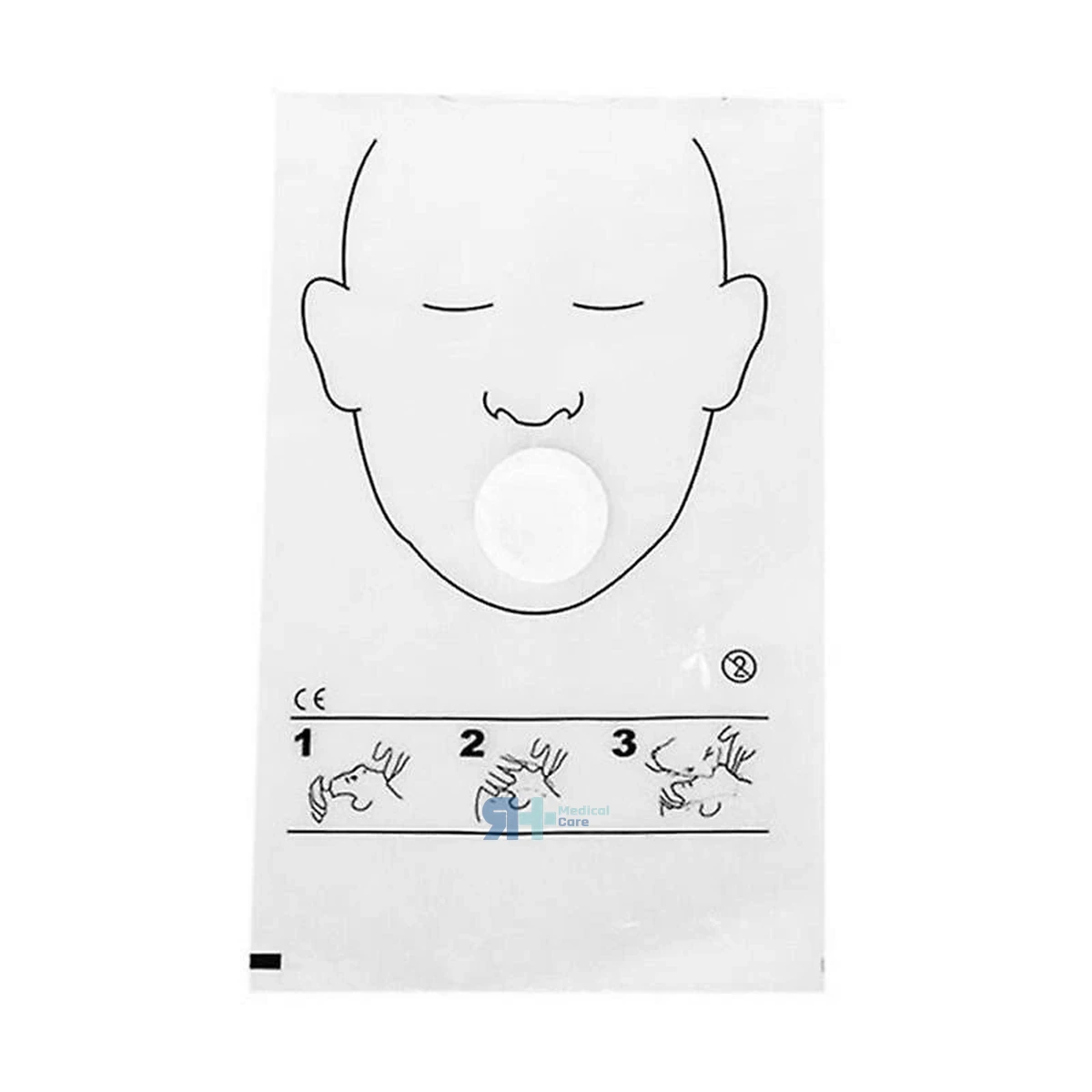 Rollo de 36 Protectores Faciales para RCP - RH Medical Care
