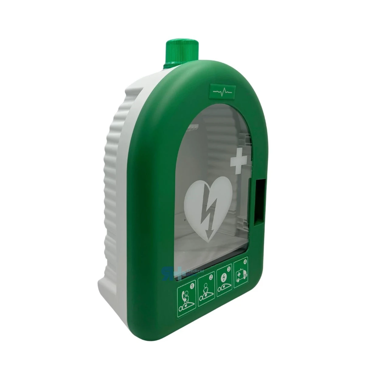 Vitrina Advanced Verde para Desfibrilador con Alarma