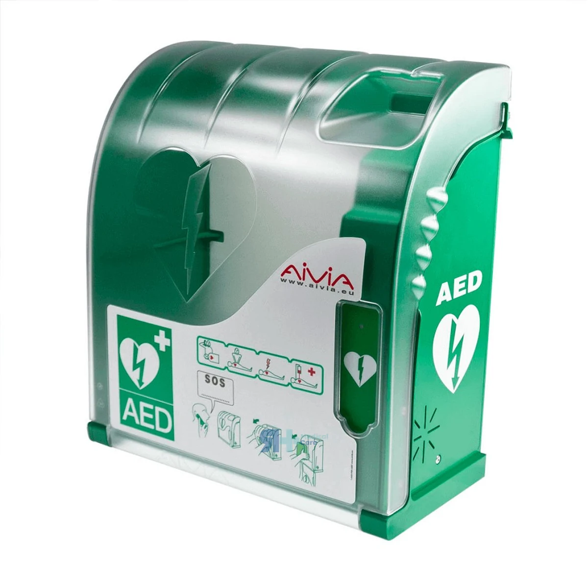 Vitrina AIVIA 100 para Desfibrilador con Pilas y Alarma