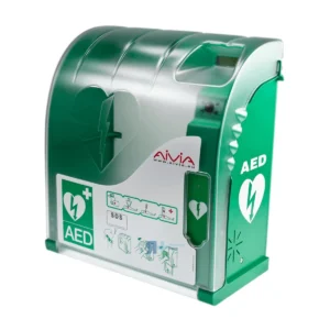 Vitrina AIVIA 300 para Desfibrilador con Alarma, Red y Telecontrol