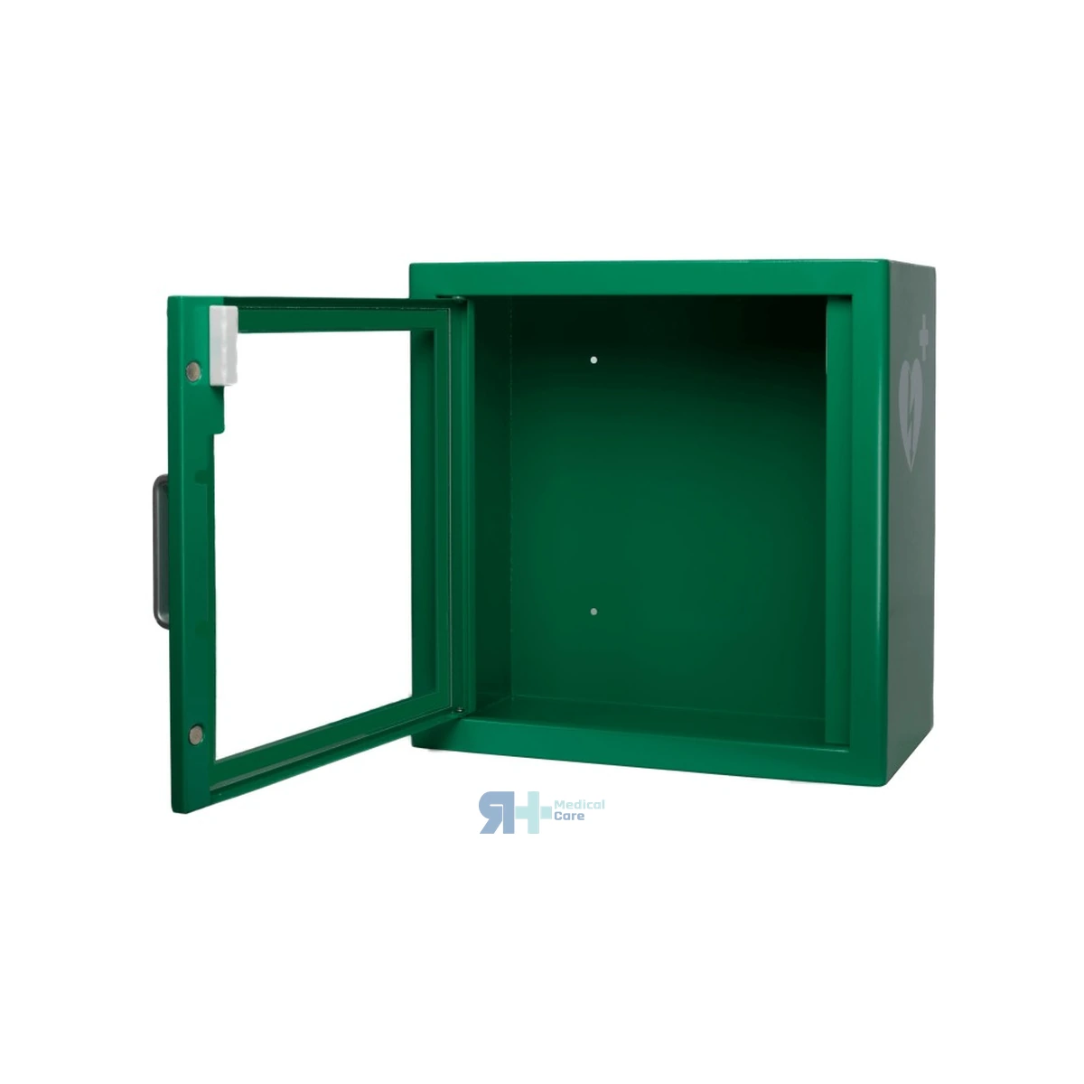 Vitrina Metálica Verde ARKY para Desfibrilador (Alarma Aparte) - RH Medical Care