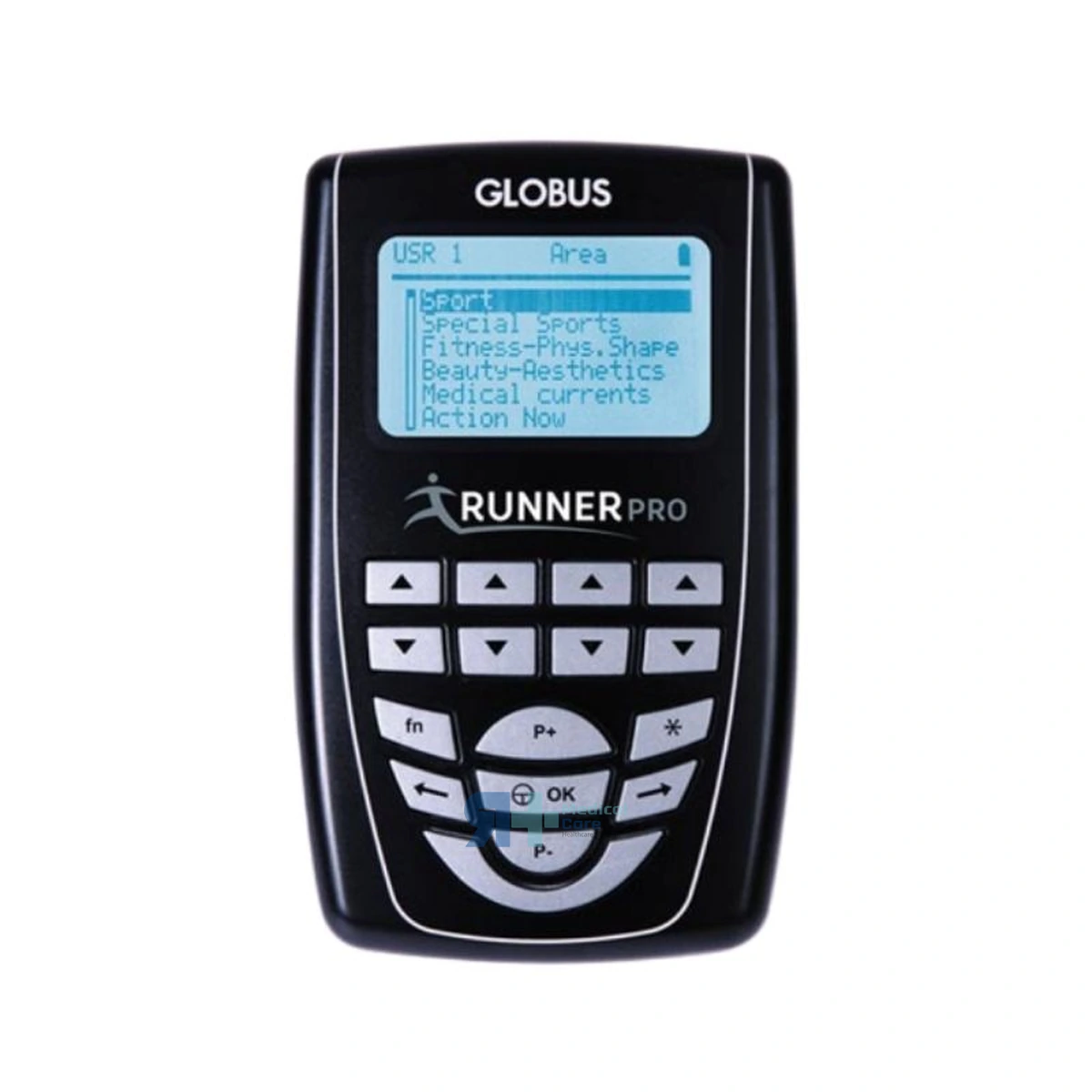 Electroestimulador Globus Runner Pro, diseñado para corredores de todos los niveles