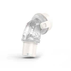 Codo giratorio silencioso QuietAir para mascarillas ResMed AirFit F20 y AirTouch F20