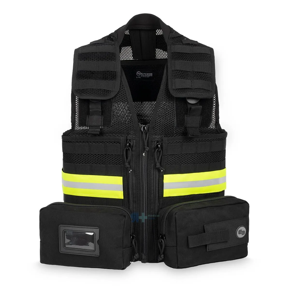 Chaleco técnico de emergencias sanitarias E-VEST Elite Bags en poliéster 1000D