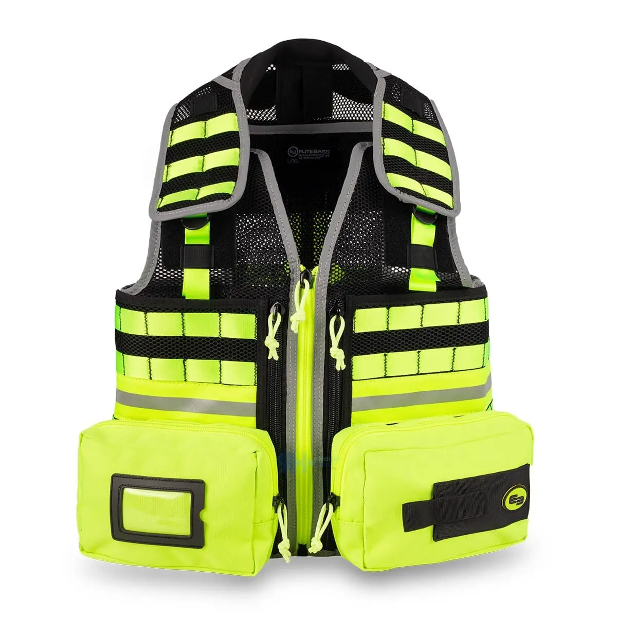 Chaleco técnico de emergencias sanitarias E-VEST Elite Bags con bolsillos para material